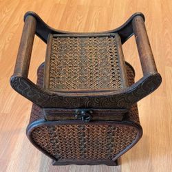 Rattan Basket With Lid