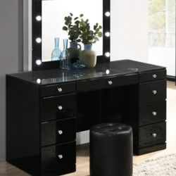 Avery Black Vanity

