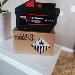 Milwaukee  (brand new)(M18 18V Lithium-Ion REDLITHIUM FORGE HD 12.0 Ah Battery (Tool Only-firm price