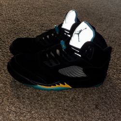 Jordan Aqua 5’s , Size 12