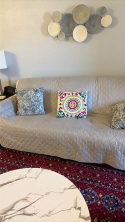 Living room Sid sofa and loveseat
