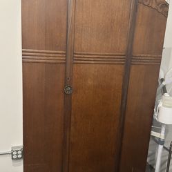 **FREE** Vintage Wood Armoire / Wardrobe