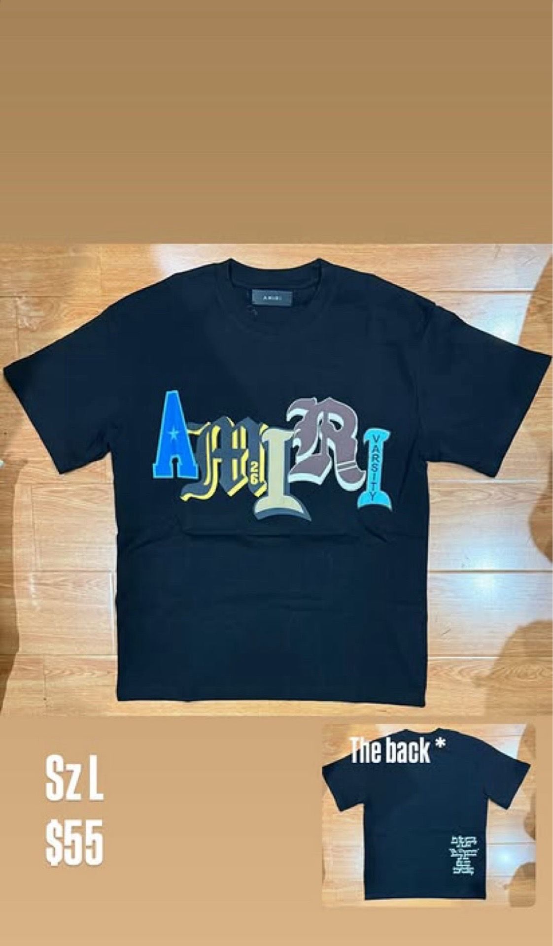 Amiri shirt Sz L
