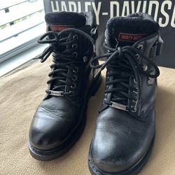 Sweet Harley Davidson Woman’s Riding Boots EUC 8