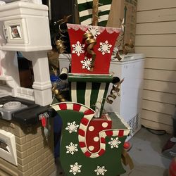 Outdoor Christmas Metal Statue Ornament