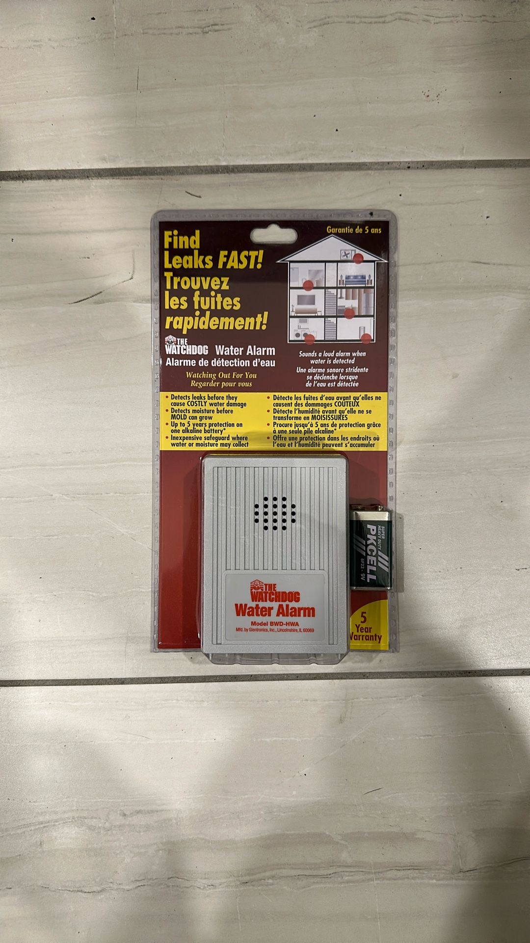 The Watchdog Water Alarm With Battery