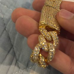 Iced Out Chain  13mm Chain Small Chain   