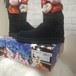 Authentic Uggs Brand New In Box Size 10 Rare Crotchet Style Womens