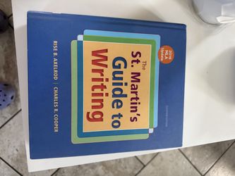 The st. Martin’s Guide to writing College book