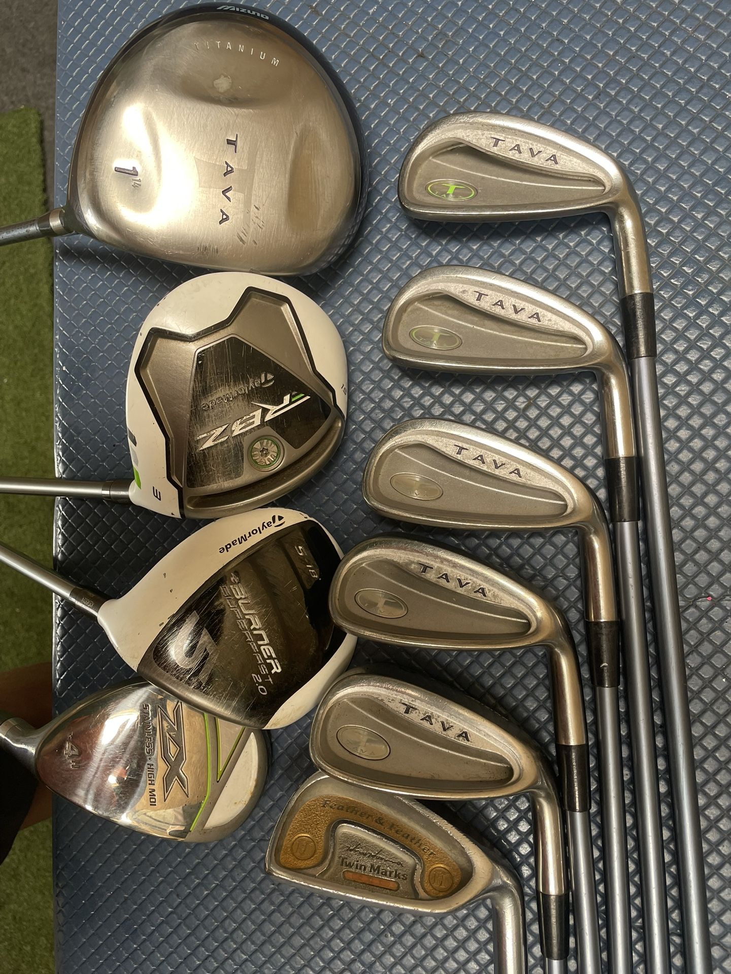Lady Golf Club For First Starter Right Hand (Mizuno Iron And Driver,Taylormade Fairway Wood)