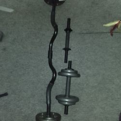 Ez Curl And Dumbbells