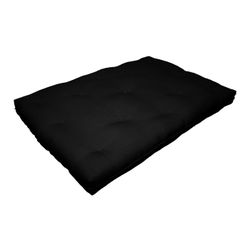 8 in. Thick Innerspring Full Size Tufted Futon Pad Mattress (74 x 54 x 8 in. H)