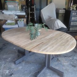 Solid Oak Vintage Table