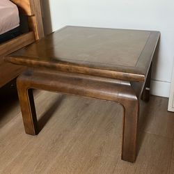 Antique Wood Side Table Nightstand