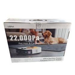 UBPET Robot Vacuum with 22,000Pa Ultra-Strong Suction
