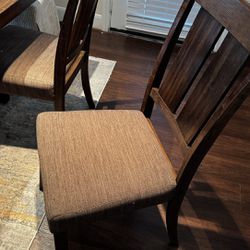 6 Wooden Dining Chairs