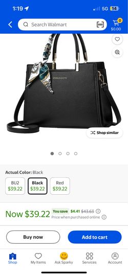Black purse