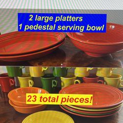 Fiesta, Serving Pieces Plus Dinnerware  - Like New Condition