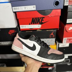 Jordan 1 Low Bleached Coral size 10.5 USED But Clean