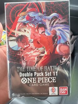 One Piece The Time Of Battle DP-11 Double Pack Box (Factory Sealed)
