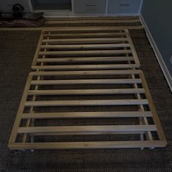Collapsible Full Size Bed Frame And Mattress 