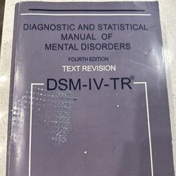 DSM-IV-TR by American Psychiatric Association