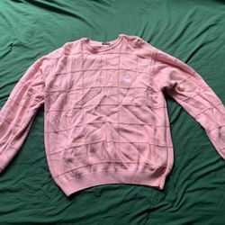 Unisex Pink Sweater Size Large 
