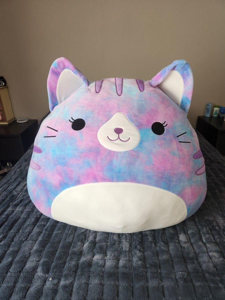 24" Tie Dye Cat Squishmallow