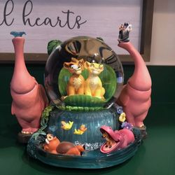 Snow globe disney lion king
