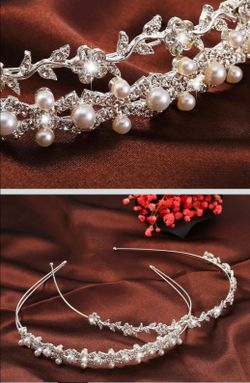 2piece rhinestone  Headband for woman