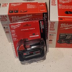 Milwaukee Batteries And Chargers