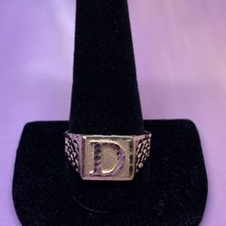 14K “D” Ring 