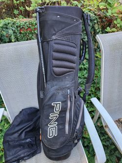 Ping Voyage 4-way Golf Stand Bag W/Dual Shoulder Straps & RainCover