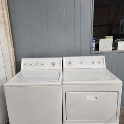 SET WASHER AND DRYER KENMORE GOOD CONDITION BOTH ELECTRIC LARGE CAPACITY HEAVY DUTY DELIVERY AVAILABLE 