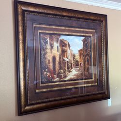 Elegant Designer Wall Art – Large Framed Picture 