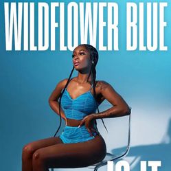 SavageXFenty Wildflower blue Cami,Shorts,Crotchless high leg bikini 3 piece set
