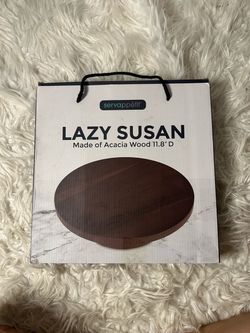 Servappétit Acacia Wood Lazy Susan 11.8"