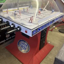 SUPER CHEXX BUBBLE ICE HOCKEY ARCADE TABLE!!