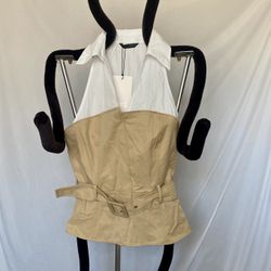 Zara(MIXED HALTER TOP)