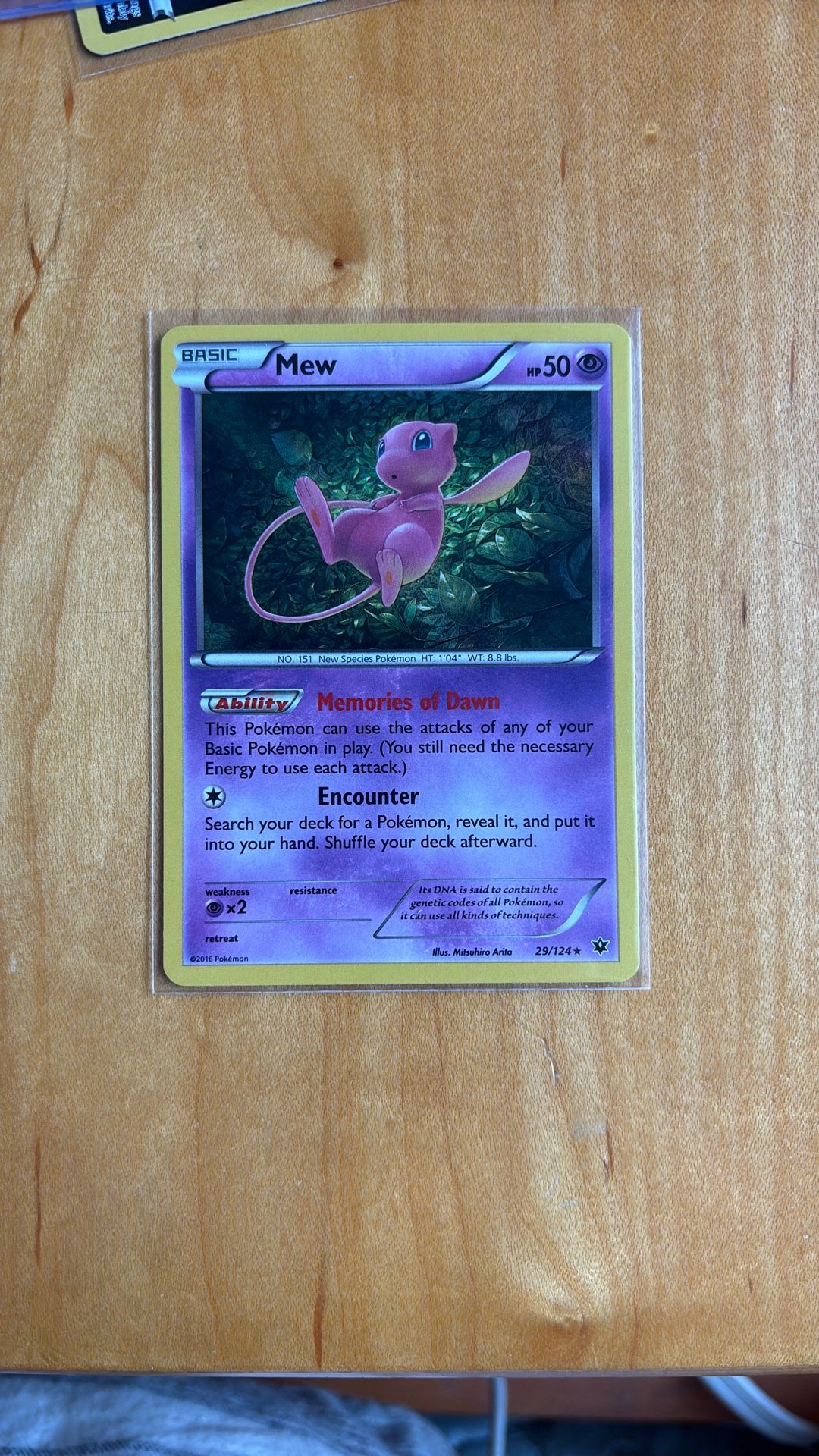 Mew 29/124 Holo Ungraded