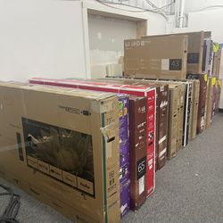 We Got All Sizes TVs Available 32-75 Smart 4k 