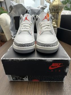 Nike Air Jordan 3 White Cement Reimagined Size 10 Men’s Brand New