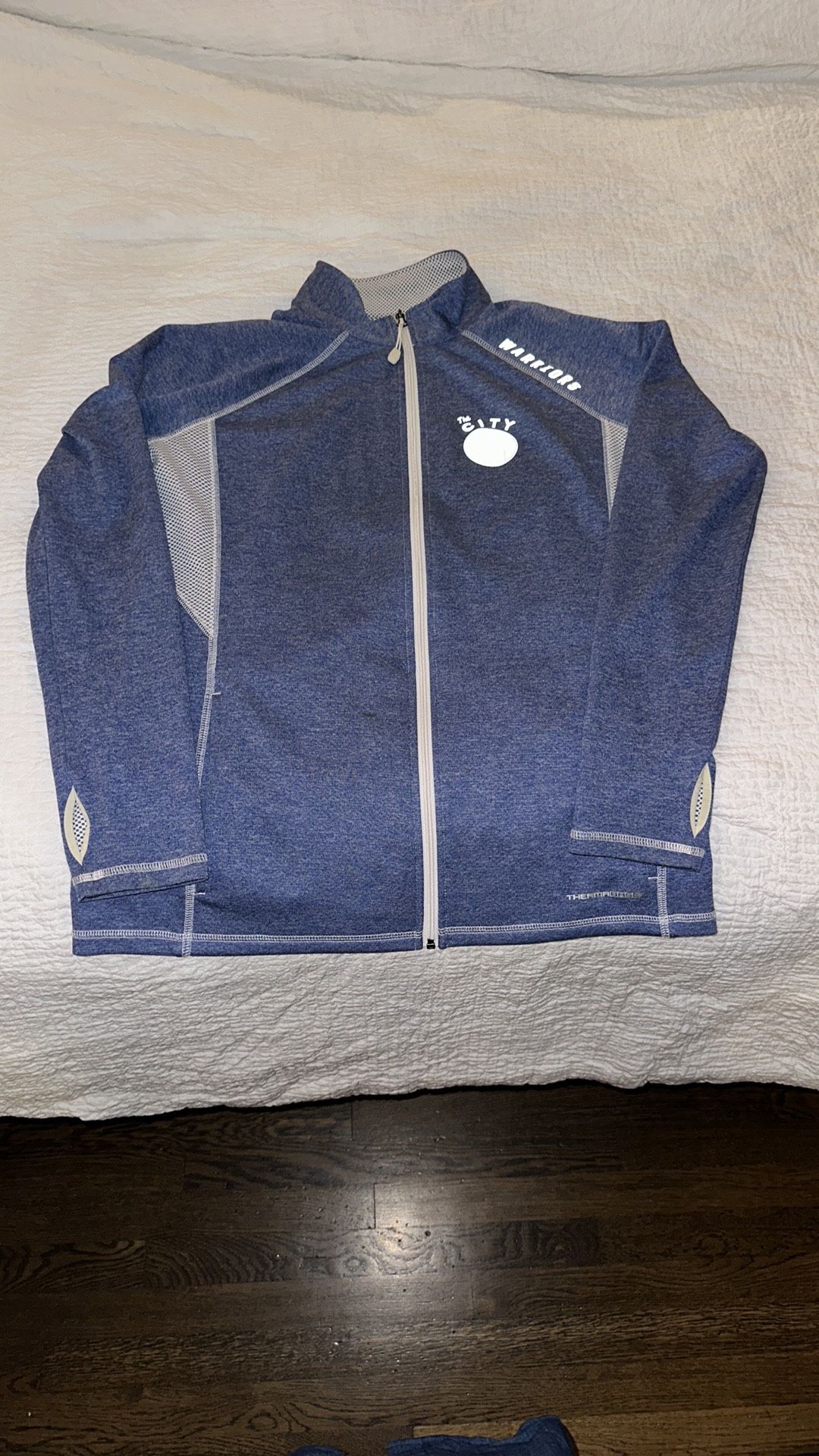 Majestic Hardwood Classics Mesh Golden State Warriors Jacket