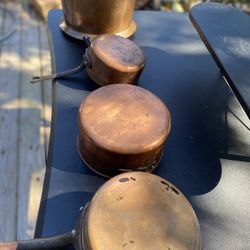 Copper pots