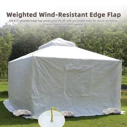 ❤️‍🔥 Domi 12’ x16’ Winter Gazebo Cover for Hardtop Gazebos,