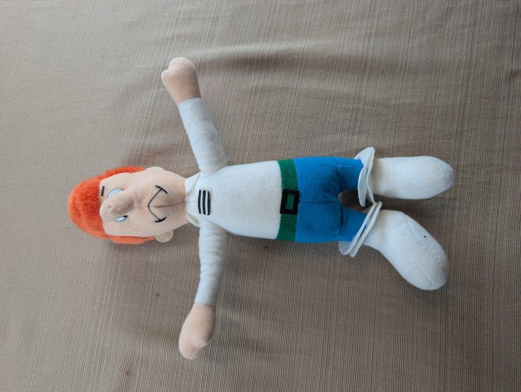 Nanco Hanna-Barbera The Jetsons GEORGE JETSON Vintage 1989 Plush Doll