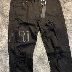 Black Amiri Jeans Size 32 
