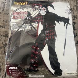 Sinister Jester Costume boys L