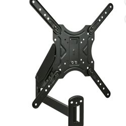 onn Spring Assisted Full Motion Mount for 24" to 65" TVs, ETL Listed, Holds upto 66 lbs
