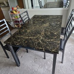 6 Seater 4 Chair Dining Table On Sale